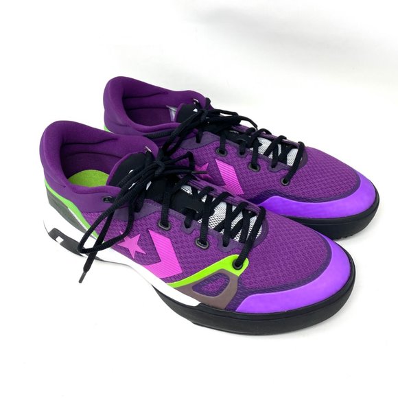 Converse Men's Size 170764C G4 OX Nightfall Violet Hyper Magenta Low Top Sneaker - Picture 2 of 10
